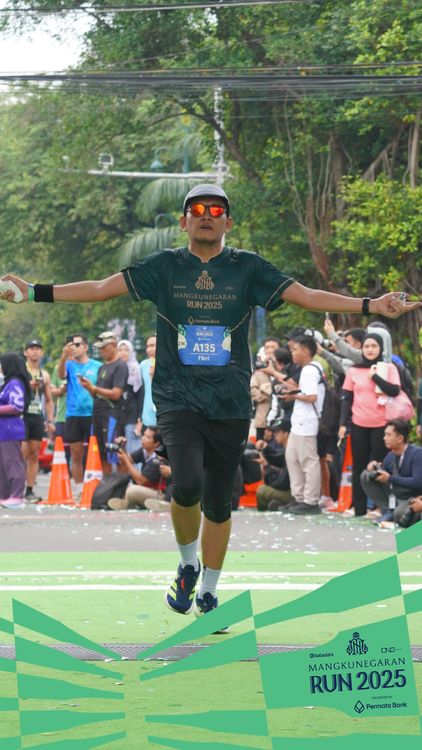 Race photo from Mangkunegaran Run 2025