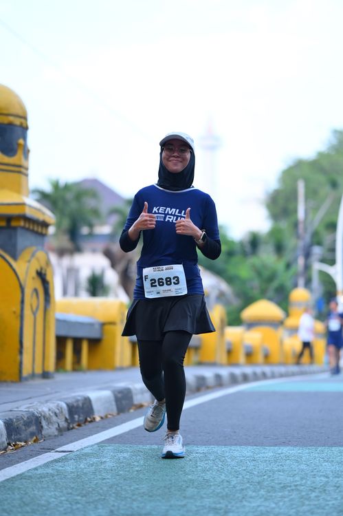 Race photo from KEMLU RUN 2025
