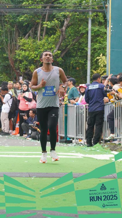 Race photo from Mangkunegaran Run 2025