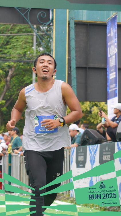 Race photo from Mangkunegaran Run 2025