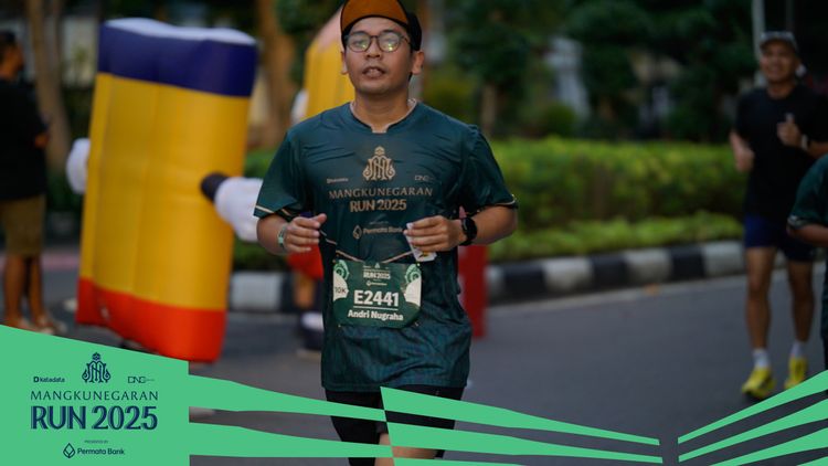 Race photo from Mangkunegaran Run 2025