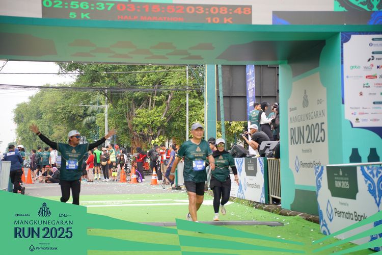 Race photo from Mangkunegaran Run 2025