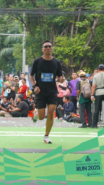 Race photo from Mangkunegaran Run 2025