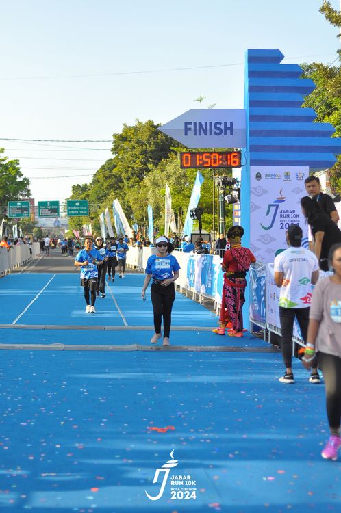 Race photo from Jabar Run 10K 2024