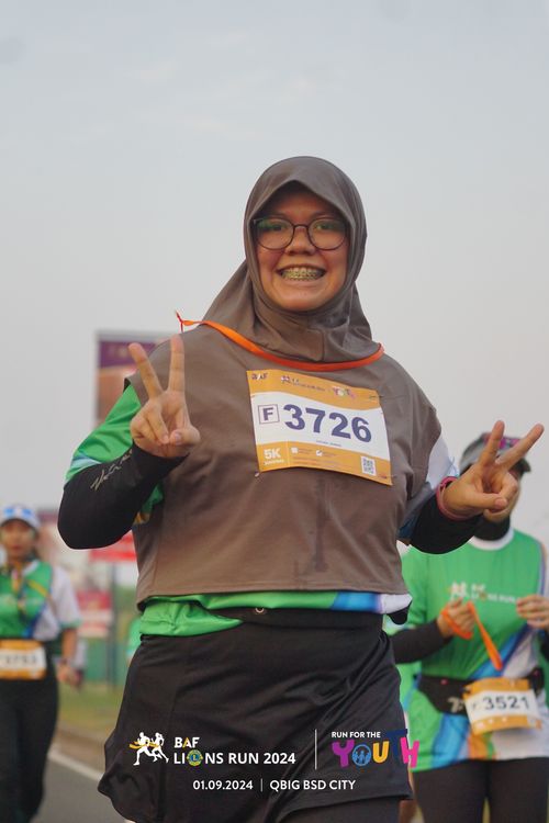Race photo from BAF LIONS RUN 2024