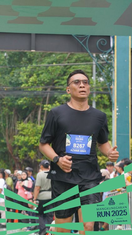 Race photo from Mangkunegaran Run 2025