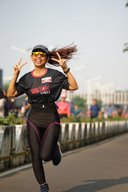 Race photo from One Run 10K Vibes 2024