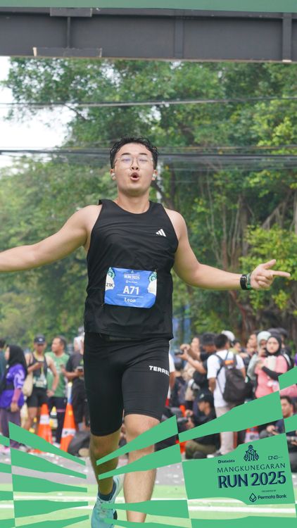 Race photo from Mangkunegaran Run 2025