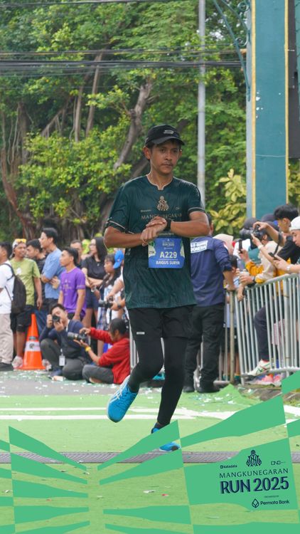 Race photo from Mangkunegaran Run 2025