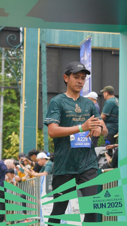 Race photo from Mangkunegaran Run 2025