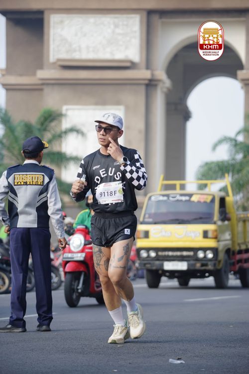 Race photo from Kediri Half Marathon 2025