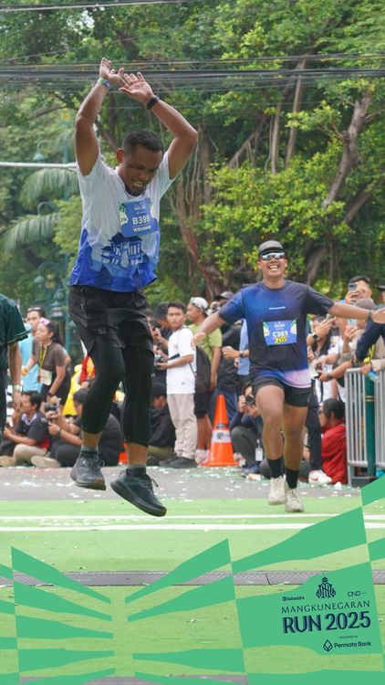 Race photo from Mangkunegaran Run 2025