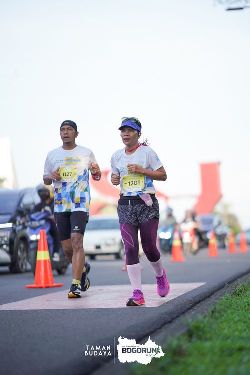 Race photo from Taman Budaya x BOGORUN 2025