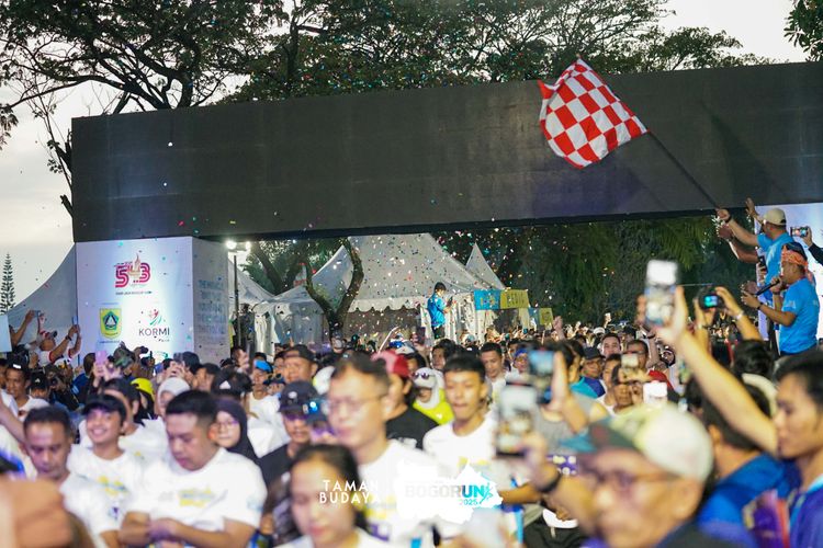 Race photo from Taman Budaya x BOGORUN 2025