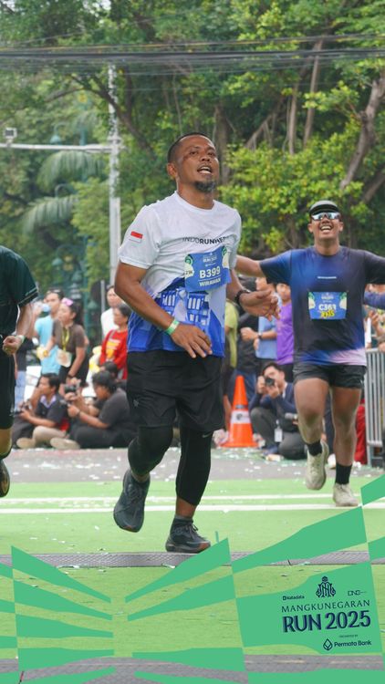 Race photo from Mangkunegaran Run 2025