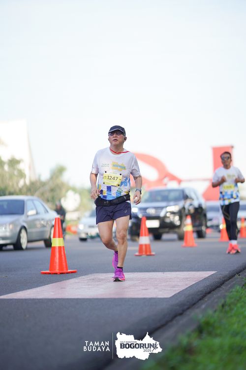 Race photo from Taman Budaya x BOGORUN 2025
