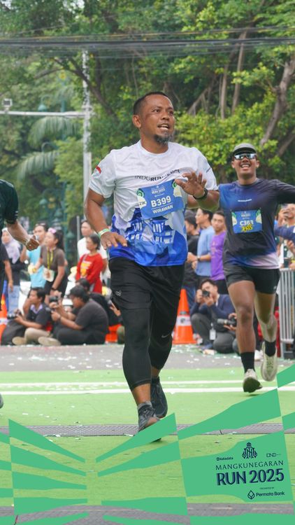 Race photo from Mangkunegaran Run 2025