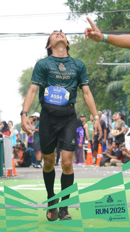 Race photo from Mangkunegaran Run 2025