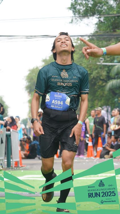 Race photo from Mangkunegaran Run 2025