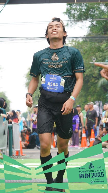 Race photo from Mangkunegaran Run 2025