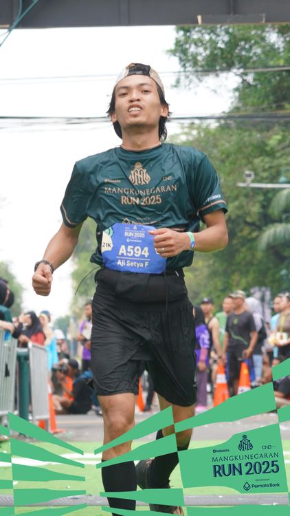 Race photo from Mangkunegaran Run 2025