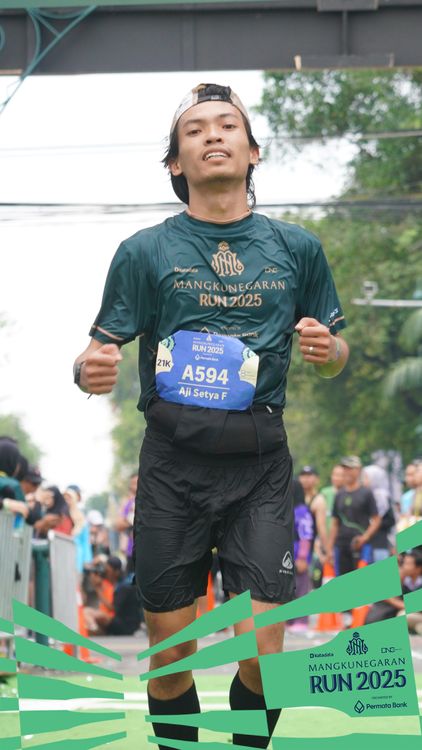 Race photo from Mangkunegaran Run 2025