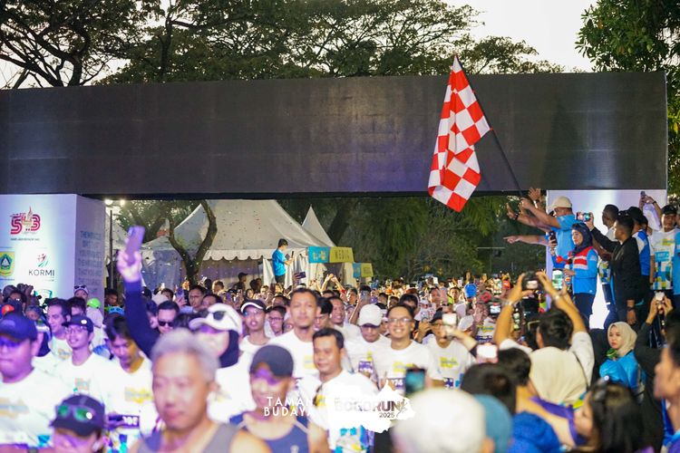 Race photo from Taman Budaya x BOGORUN 2025
