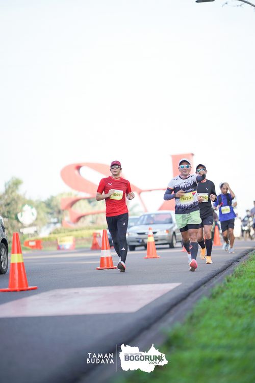Race photo from Taman Budaya x BOGORUN 2025