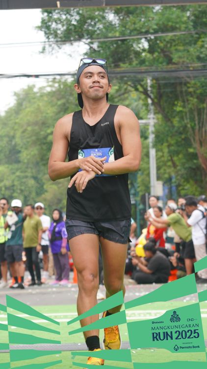 Race photo from Mangkunegaran Run 2025