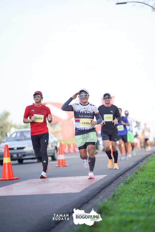 Race photo from Taman Budaya x BOGORUN 2025
