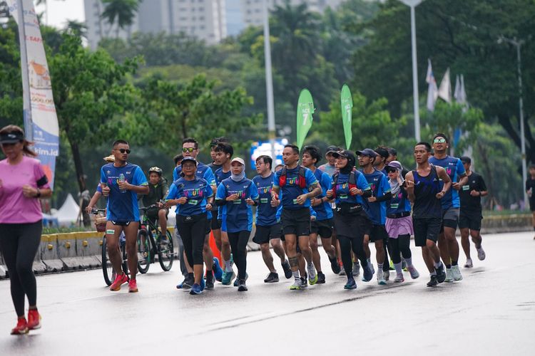 Race photo from Road to BAF Lions Run 2024