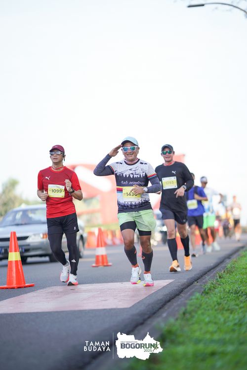 Race photo from Taman Budaya x BOGORUN 2025