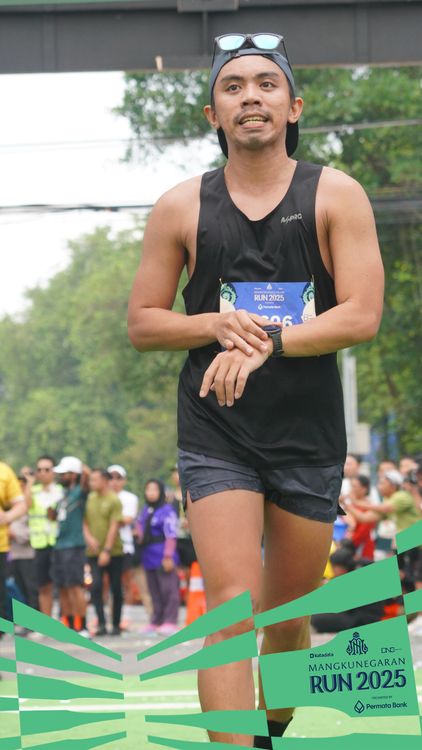 Race photo from Mangkunegaran Run 2025