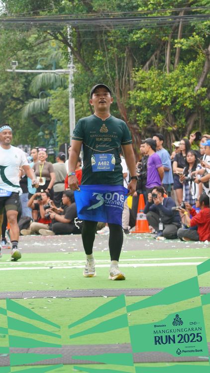 Race photo from Mangkunegaran Run 2025