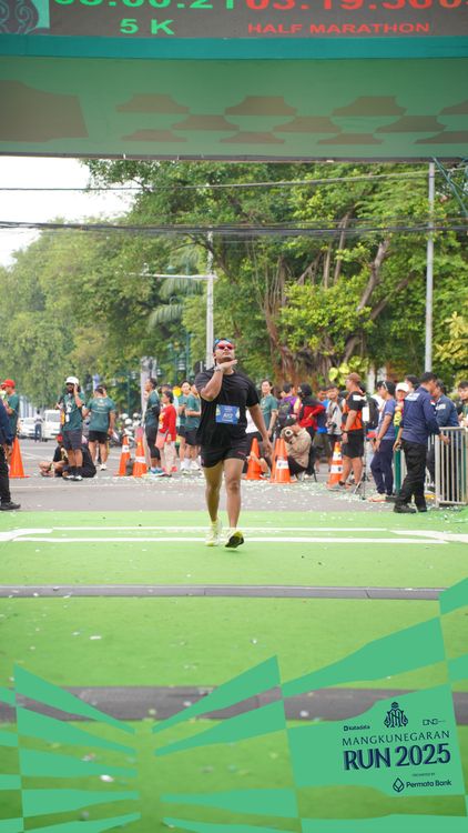 Race photo from Mangkunegaran Run 2025