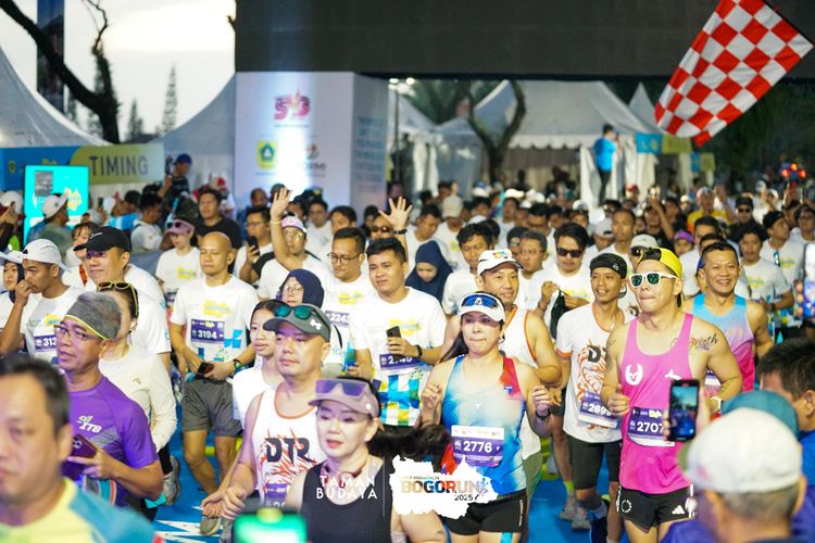 Race photo from Taman Budaya x BOGORUN 2025