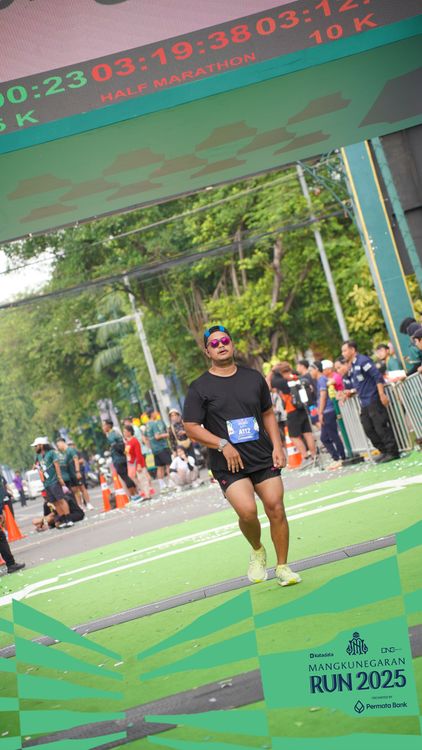Race photo from Mangkunegaran Run 2025