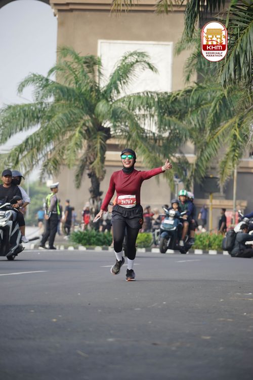 Race photo from Kediri Half Marathon 2025