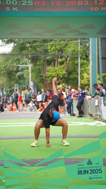 Race photo from Mangkunegaran Run 2025