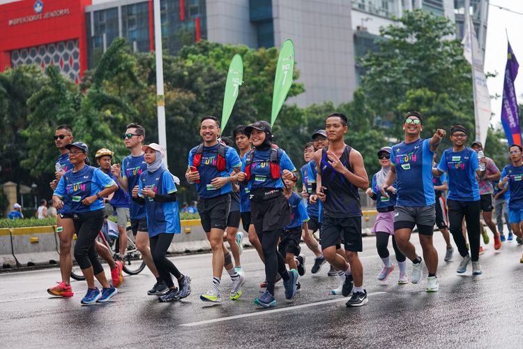 Race photo from Road to BAF Lions Run 2024