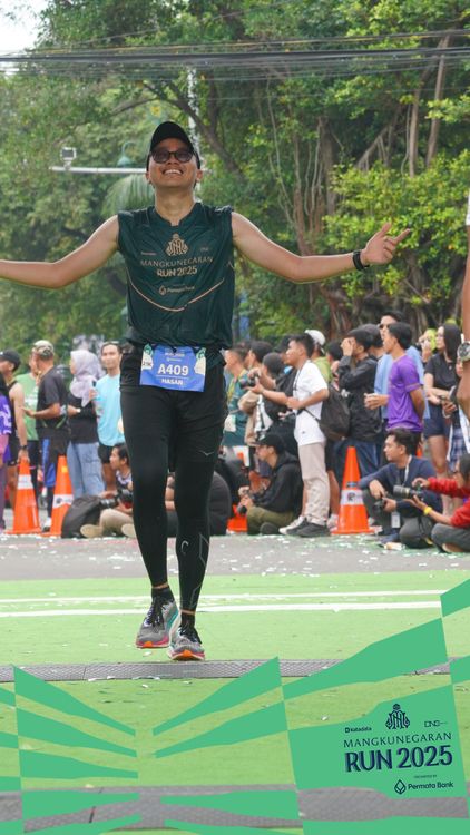 Race photo from Mangkunegaran Run 2025