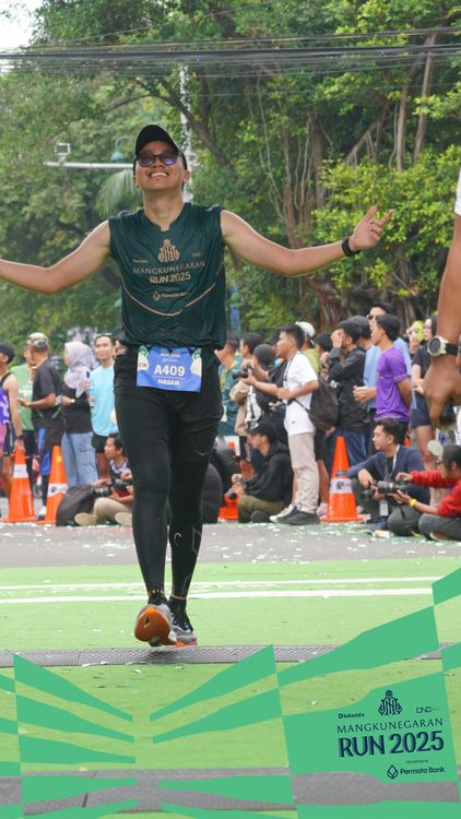 Race photo from Mangkunegaran Run 2025