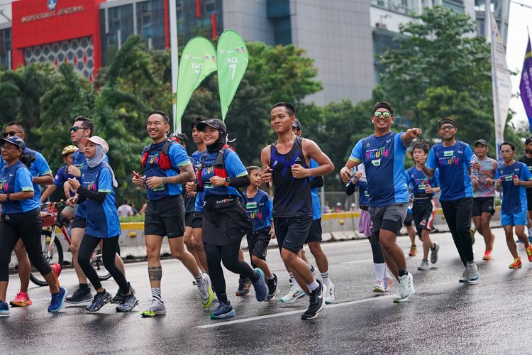 Race photo from Road to BAF Lions Run 2024