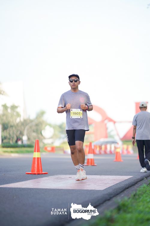 Race photo from Taman Budaya x BOGORUN 2025