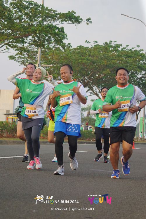 Race photo from BAF LIONS RUN 2024