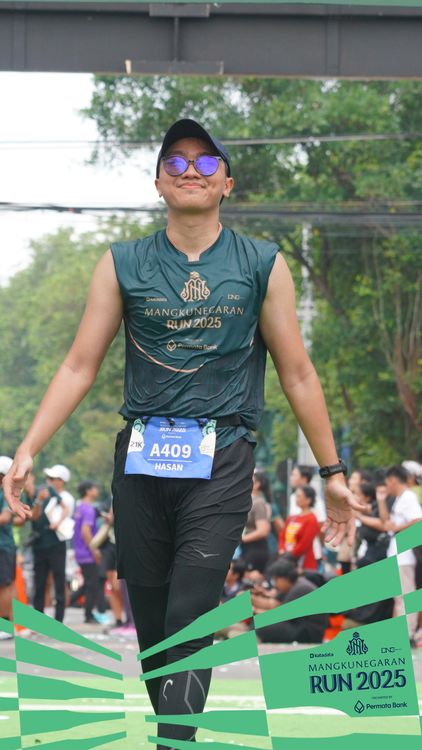 Race photo from Mangkunegaran Run 2025