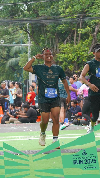 Race photo from Mangkunegaran Run 2025