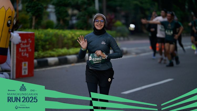 Race photo from Mangkunegaran Run 2025