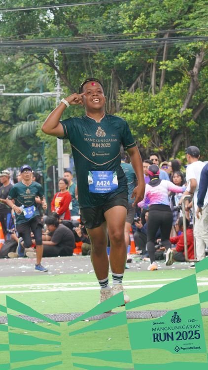 Race photo from Mangkunegaran Run 2025