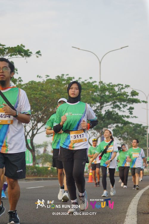Race photo from BAF LIONS RUN 2024